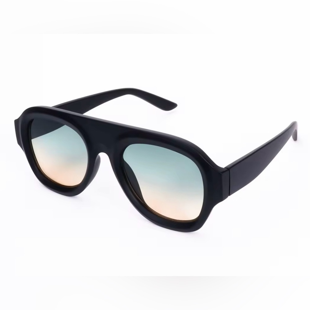 Black Sunglasses with Gradient Lenses